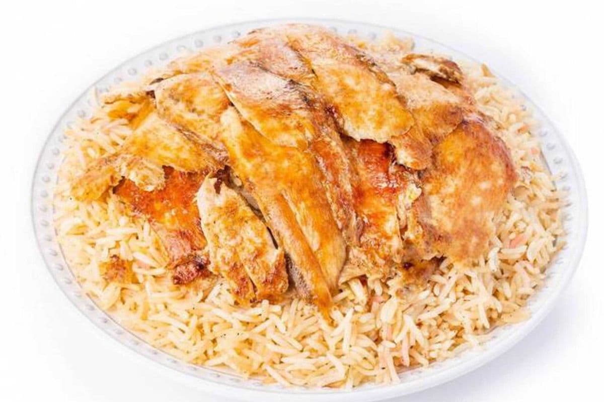 Chicken on Rice or Fries
