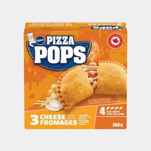 Pizza Pops 3 Fromages (4 pops, 380g) / Pizza Pops 3 Cheese (4 pops, 380g)