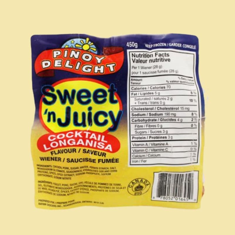 Sweet n Juicy Cocktail Longanisa_Pinoy Delight