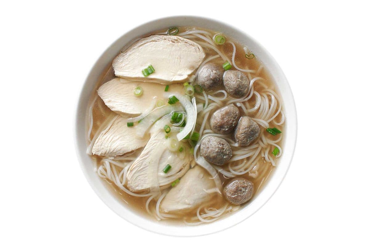 17. Chicken and Beef Ball Noodle Soup
