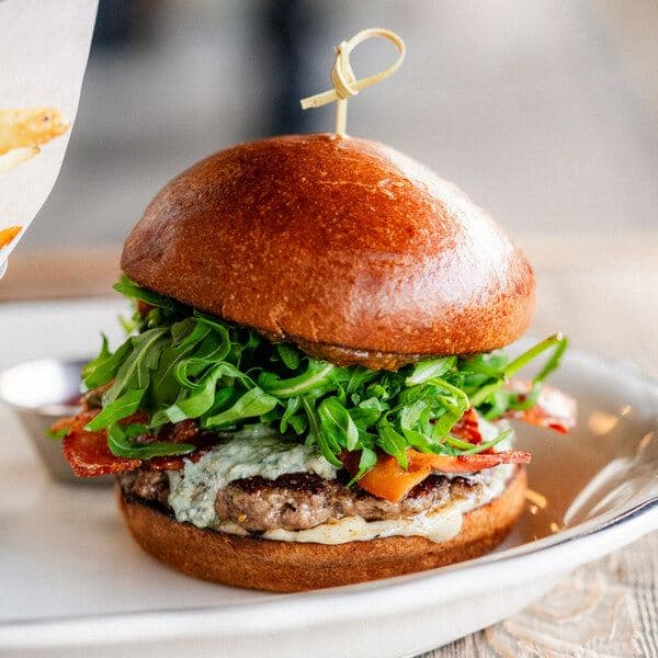 BACON BLUE CHEESE BURGER