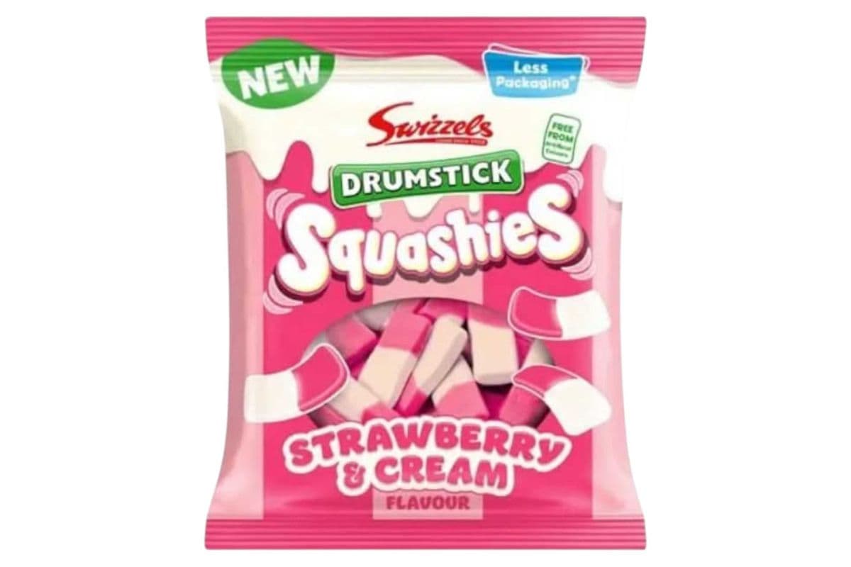 Squashies UK Drumstick Strawberry & Cream (160gm) (150 Cal)