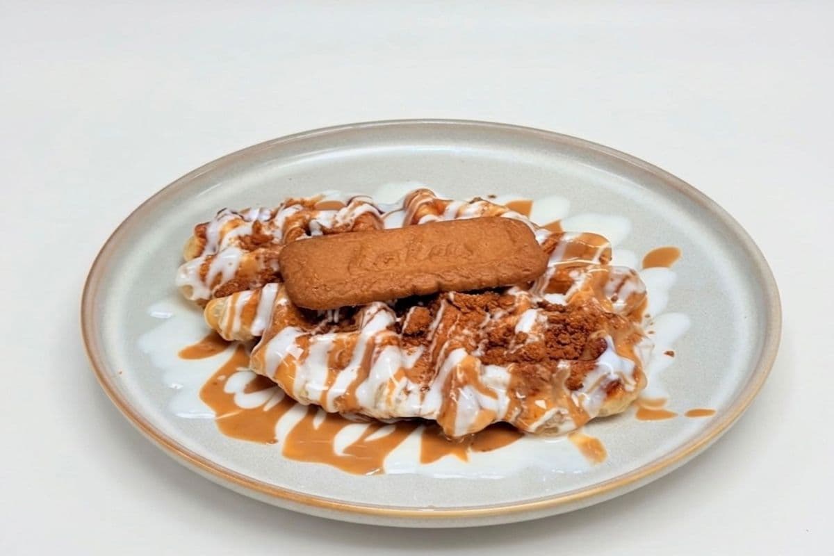 Lotus Biscoff Croffle