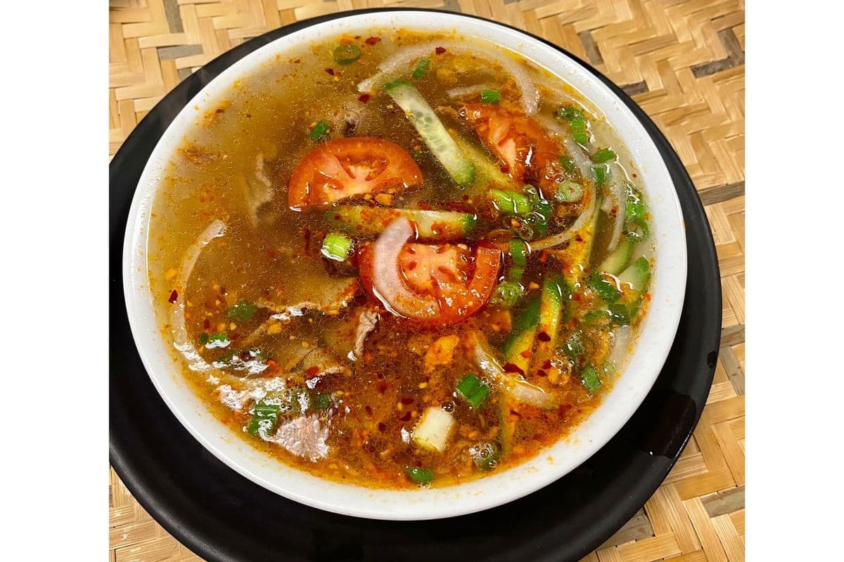 33. Spicy Sliced Beef Noodle Soup - Hu Tieu Sate