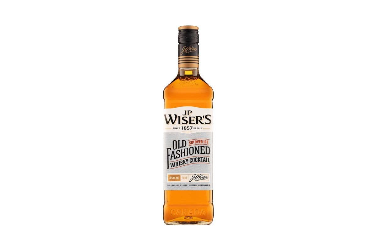 J. P. Wiser's Old Fashioned Whisky Cocktail 750ml (1 x 750ml)