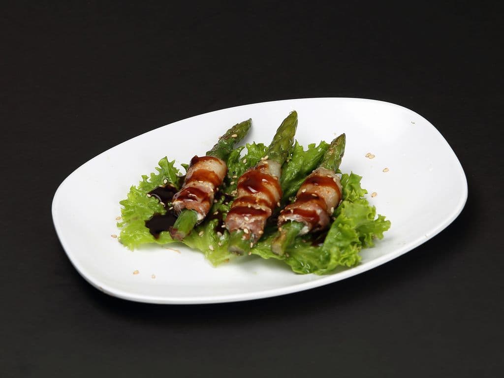 K32.Bacon Wrapped Asparagus(10pcs)