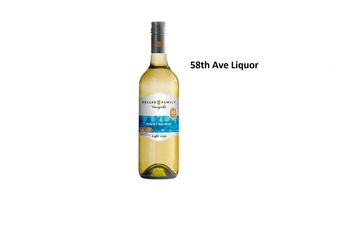 PELLER FAMILY VINEYARDS PINOT GRIGIO LIGHT 750ML (1 x 750ML)