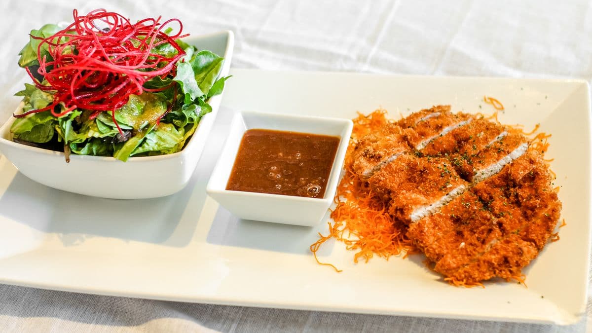 Pork Katsu Rice Dish