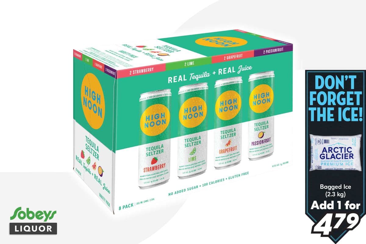 High Noon Vodka Variety Pack (8 x 355 ml)