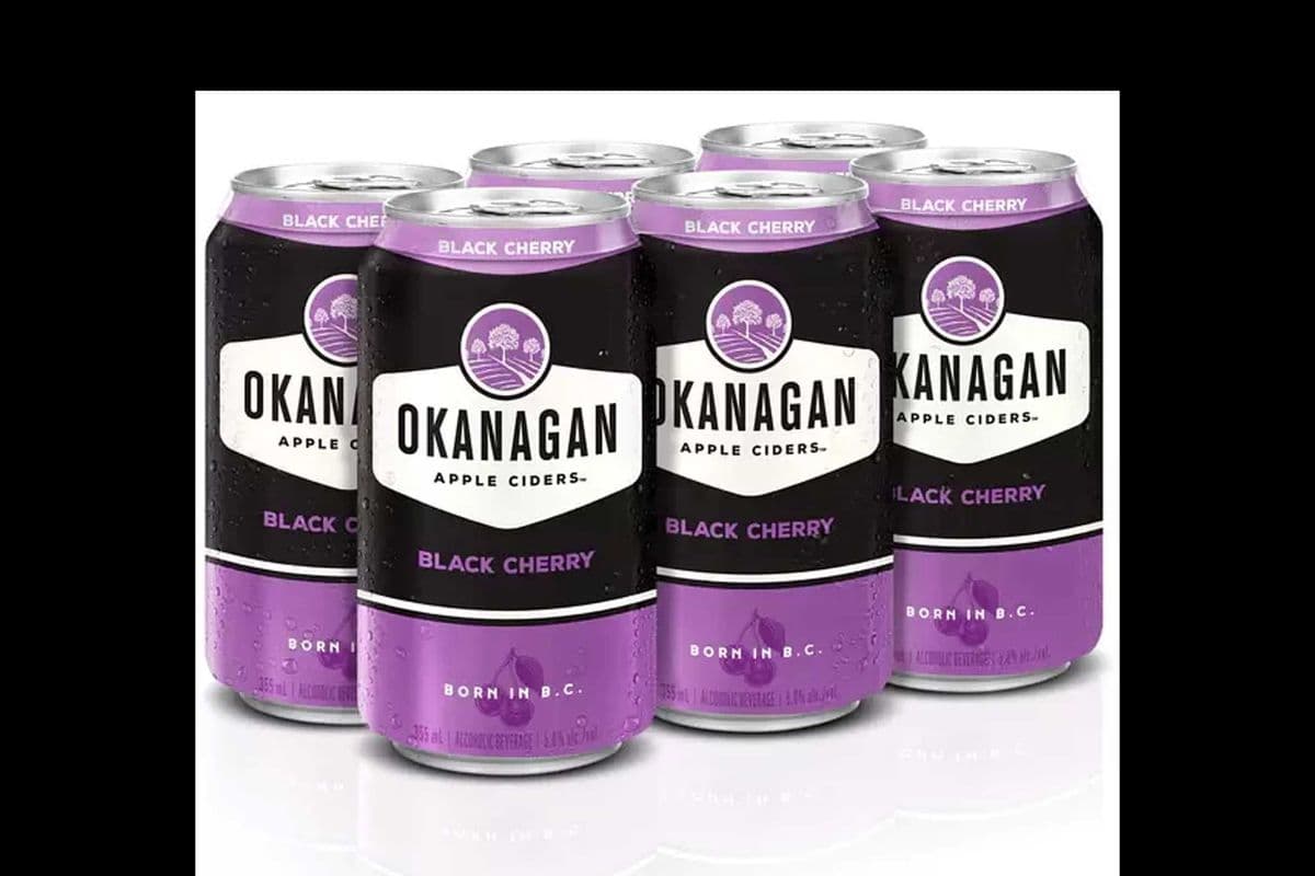 OKANAGAN BLACK CHERRY (6 x 355ML CANS) (6 x 355ML)