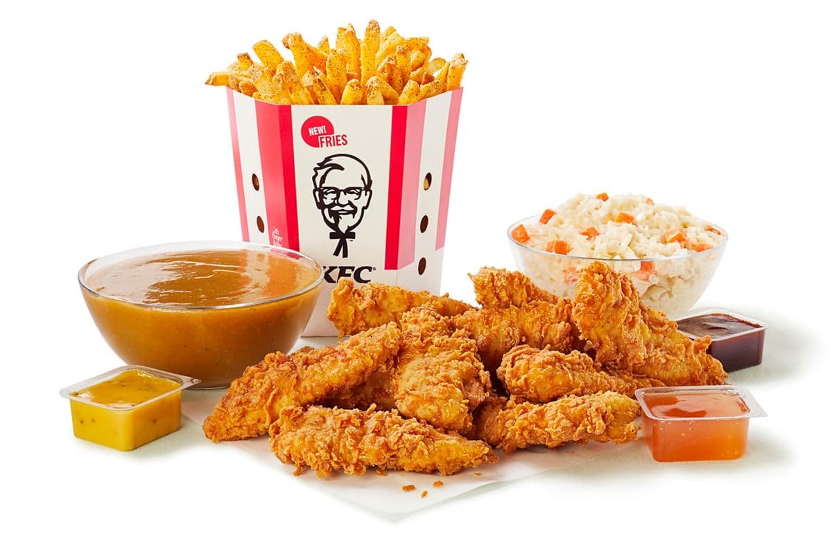 10-Piece Crispy Strips Bucket and 3 Large Sides