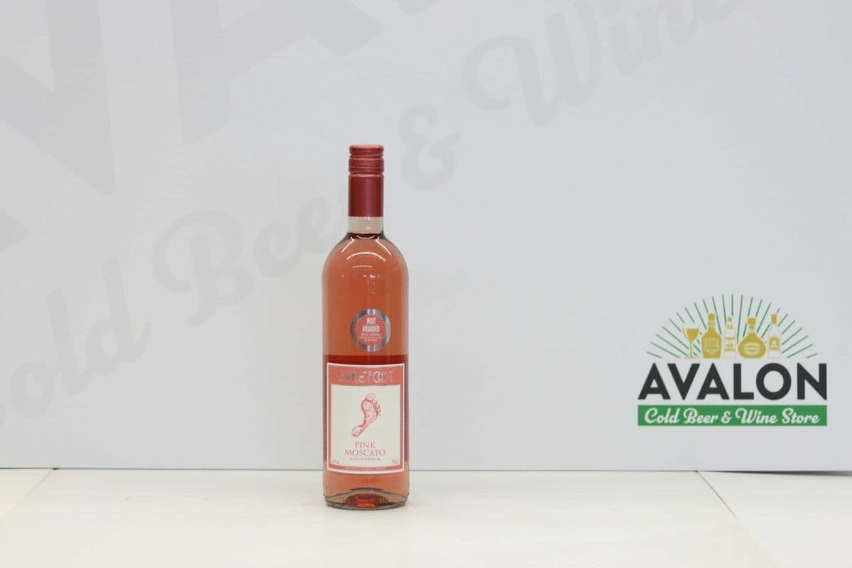 Barefoot Pink Moscato 750ml Bottle (1 x 750ml)