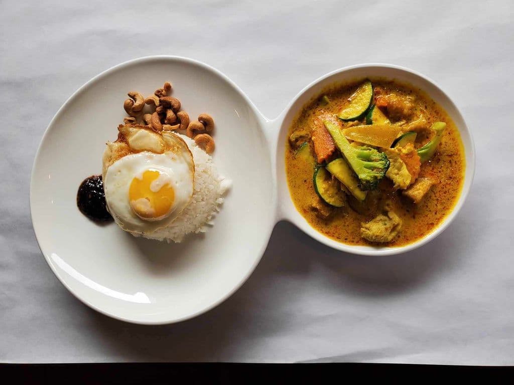 Malay Coconut Rice and Fried Egg