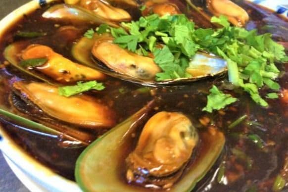 Mussels in Manchurian Sauce