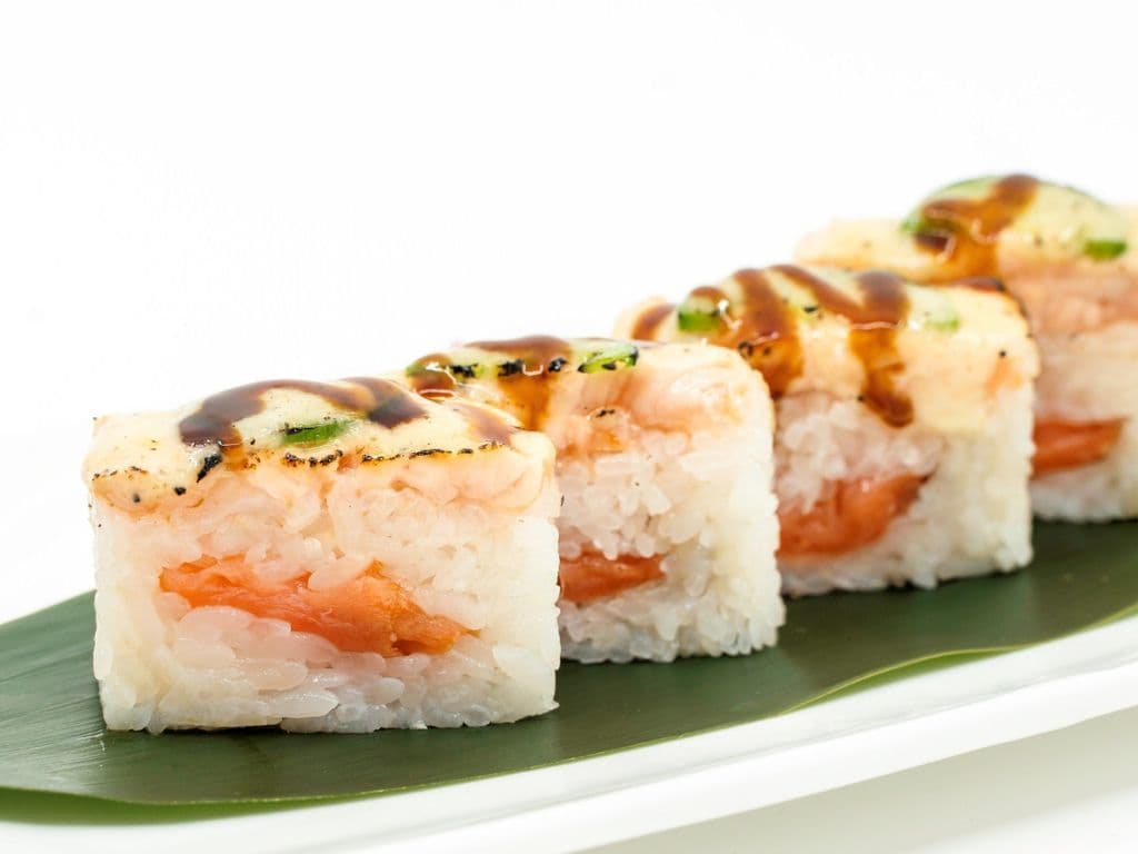 Salmon Oshizushi(8pc)