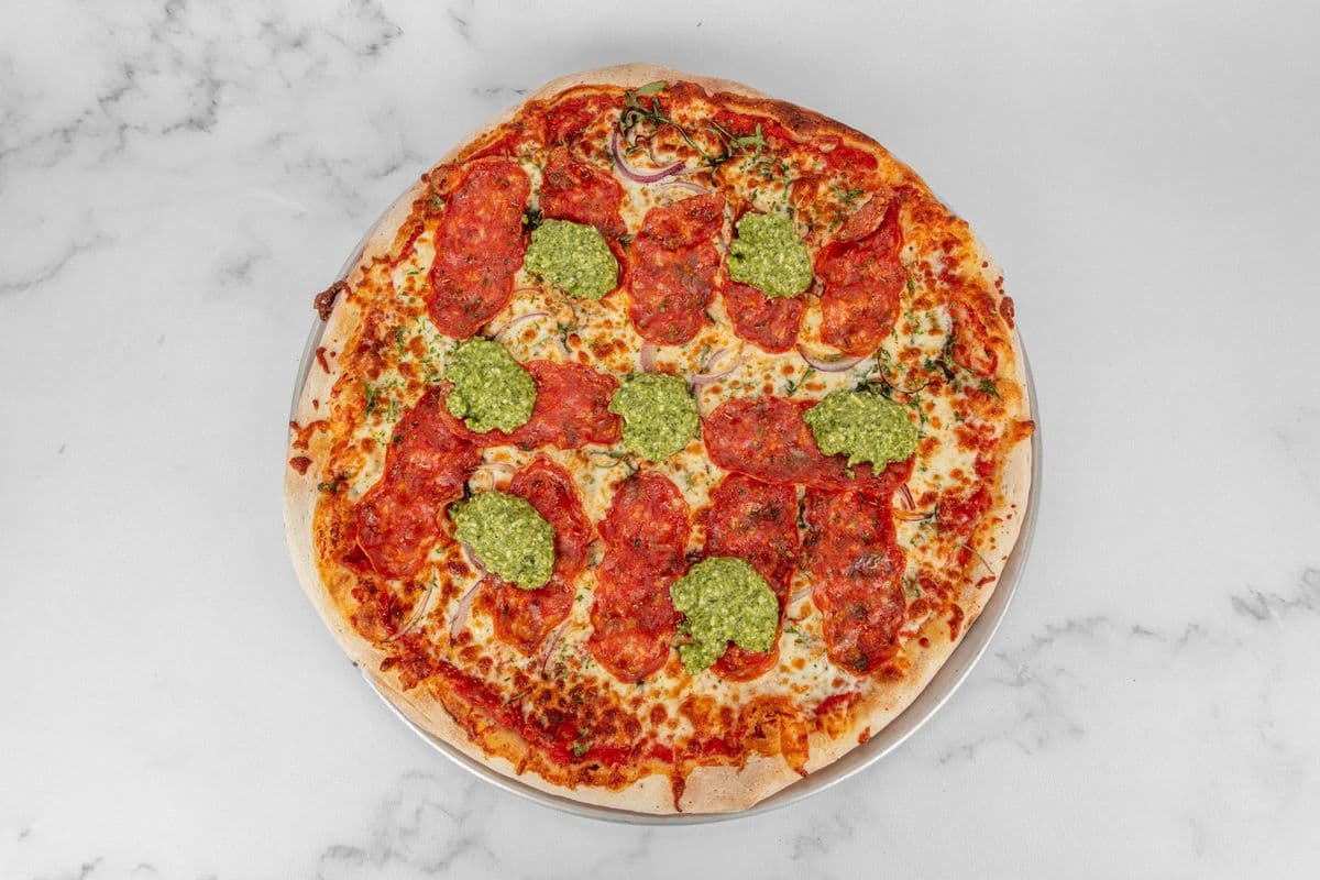 Soppressata Salami and Pesto