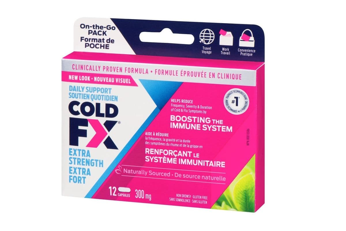 Cold-FX Daily Support Extra Strength Capsules (12's) (12 capsules)