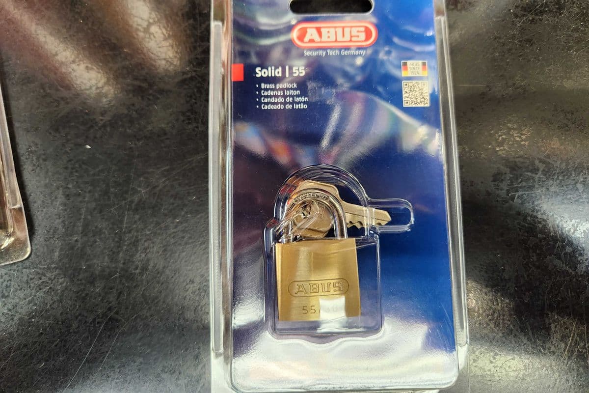 Abus 30mm Padlock with key - Cadenas Abus 30mm avec clé