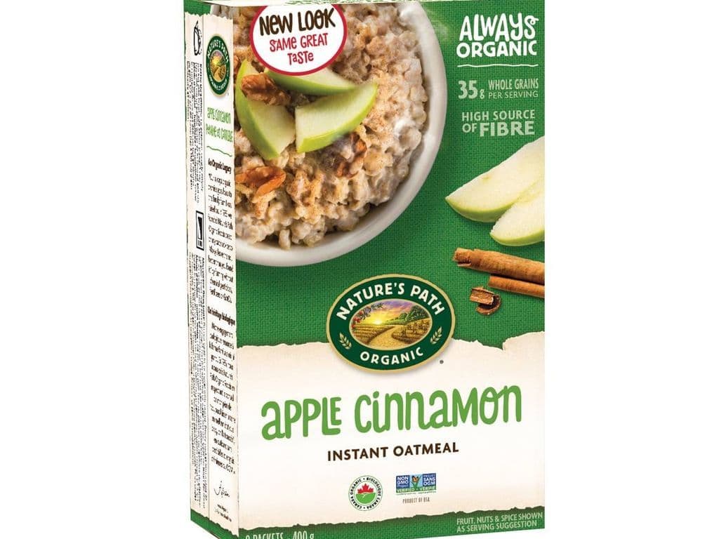 NATURE'S PATH APPLE CINNAMON INSTANT OATMEAL 400G