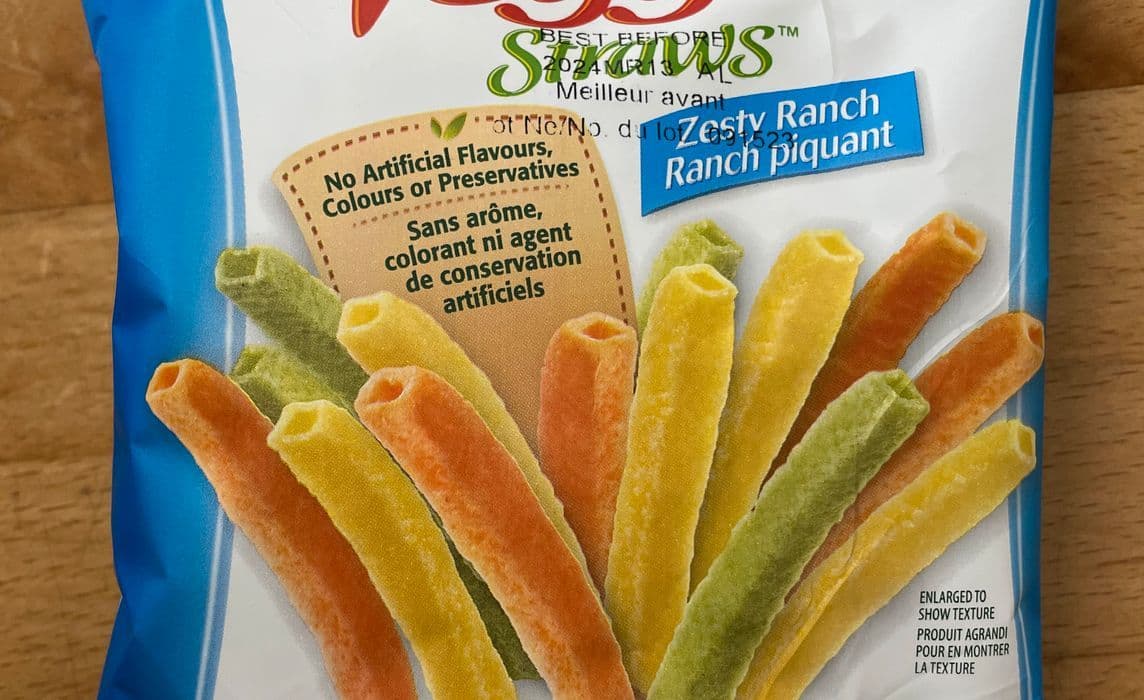 Veggie Straw Chips Zesty Ranch