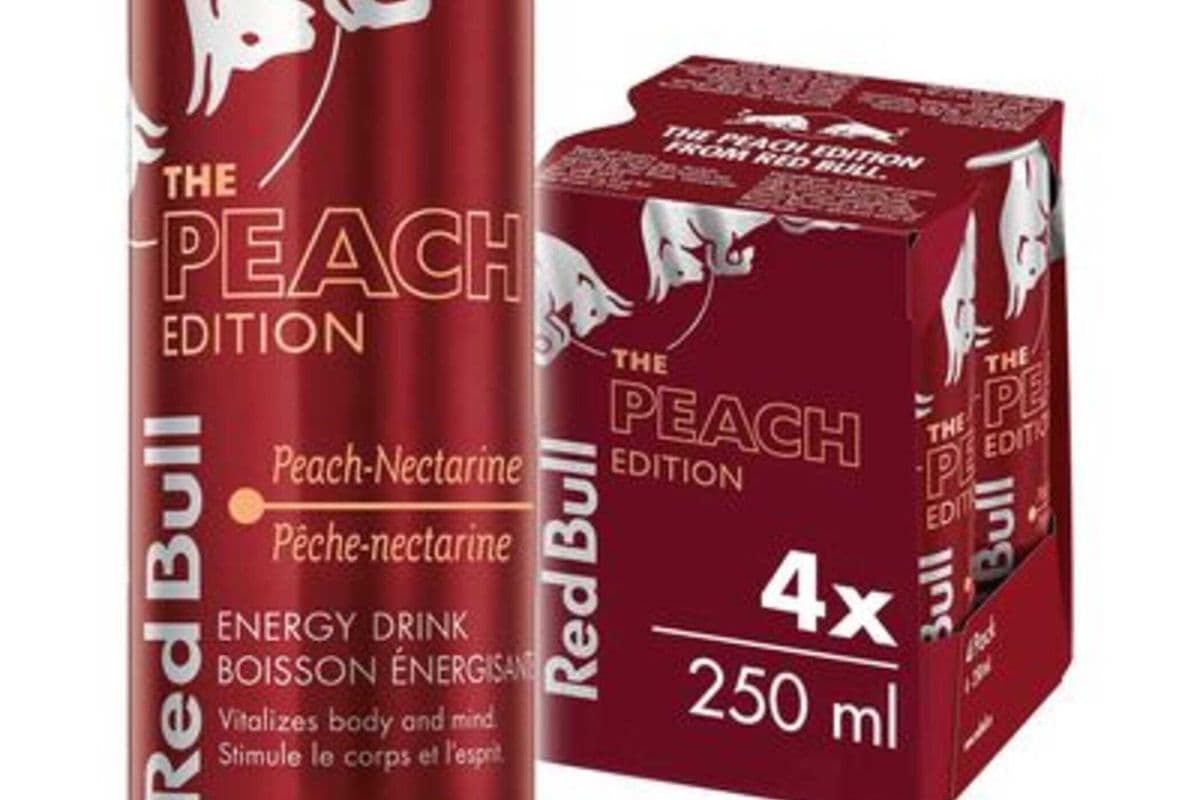 Red Bull Peach Edition (Pack of 4- 250ml)
