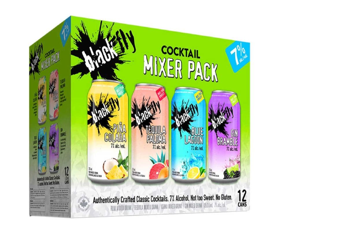 Black Fly Cocktail Mixer Pack Green (12 x 355 ml cans)