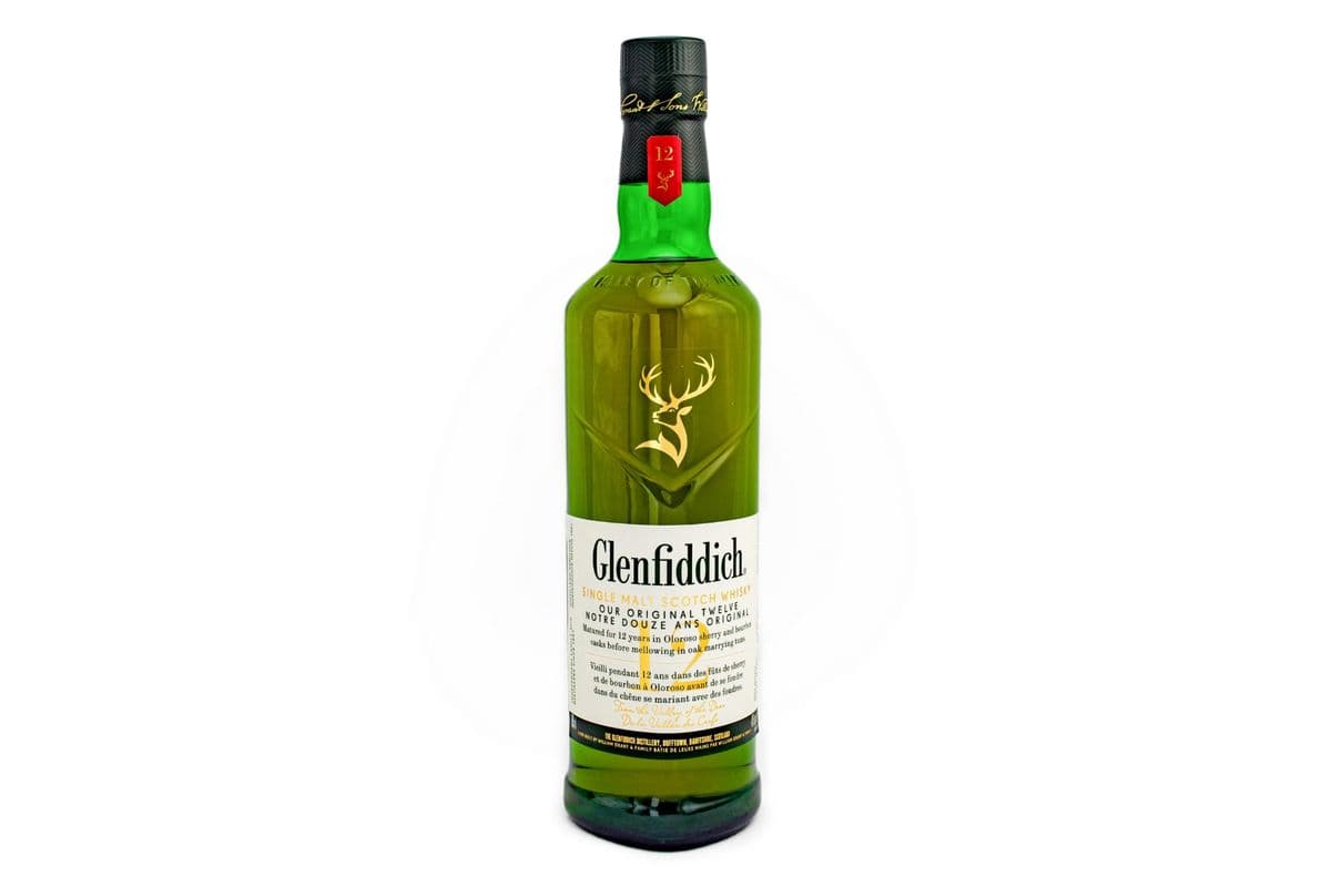Glenfiddich Single Malt Scotch 12 Year Old (1 x 750ML)