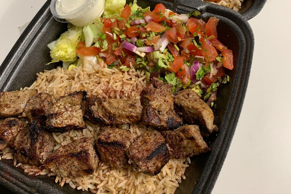 Barg Kabob plate