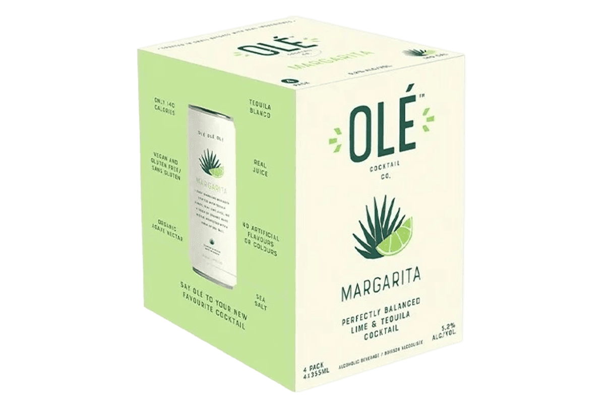 Ole Cocktail Margarita 355ml 4pk Can