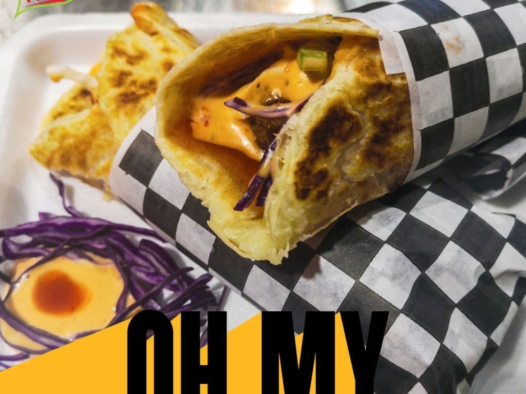 Paneer kathi roll