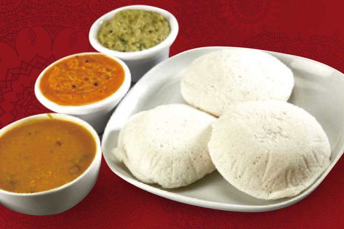 Idly (3 pcs).(Gluten Free)