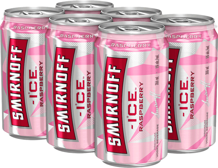 Smirnoff Ice Raspberry (6 x 355 ml)