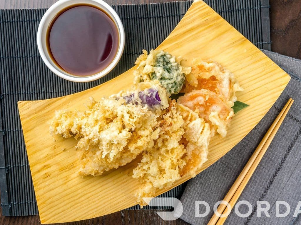 Tempura appetizer (5vegetables + 3shrimp)