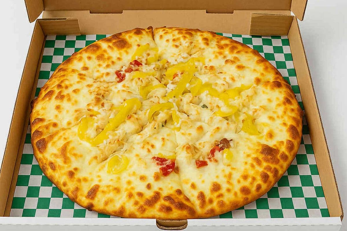 Chicken Alfredo Pizza
