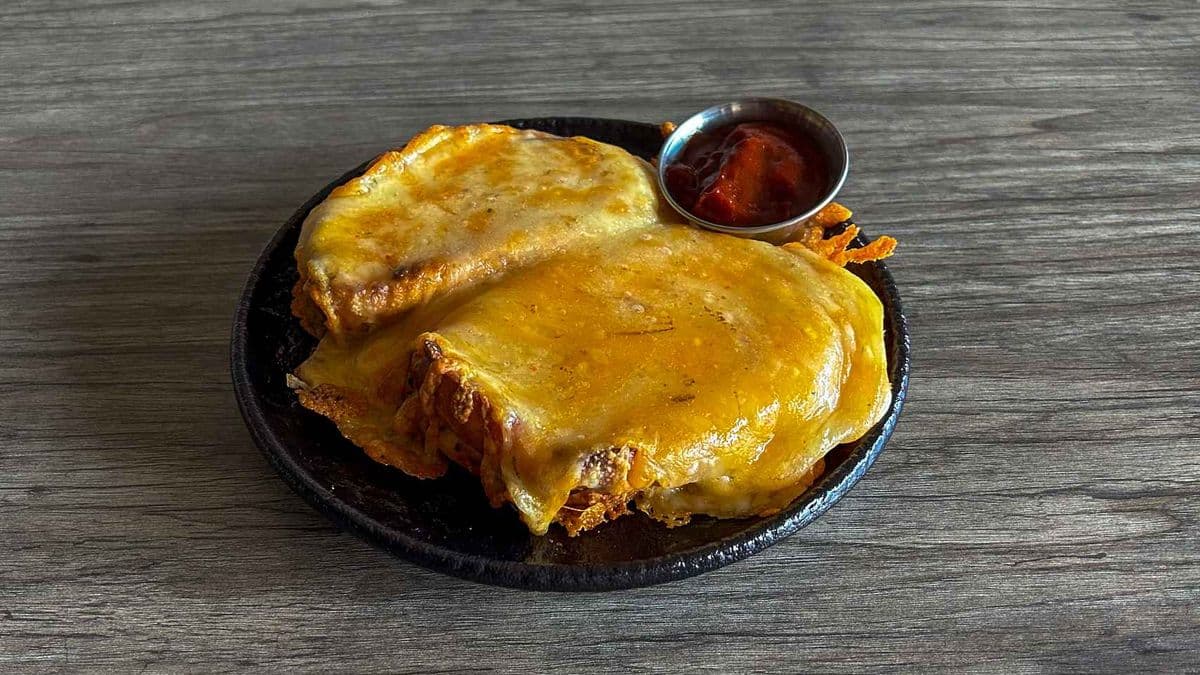 Inside-Out Grilled Cheese