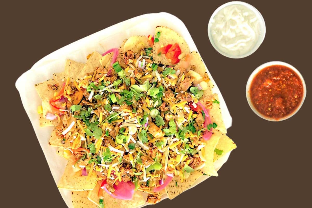 Ground Beef and Beans Nachos
