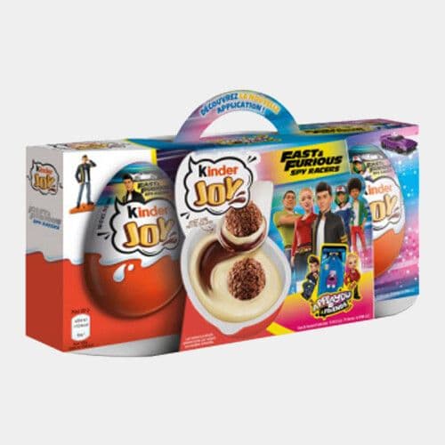 Kinder Surprise Œuf chocolat au lait  (3 x 20g) / Kinder Surprise  Milk Chocolate with Milky Lining (3 x 20g)