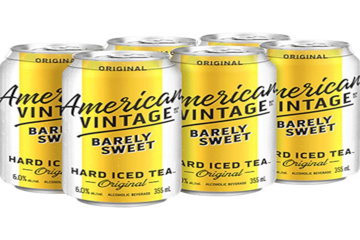 American Vintage Barely Sweet Tea 6c (6 x 6 x 355ml)