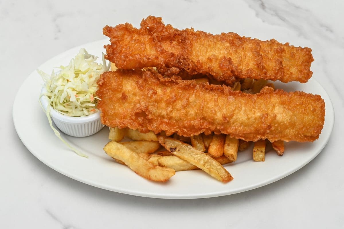 Fish and Chips (Pollock) with Tartar Sauce