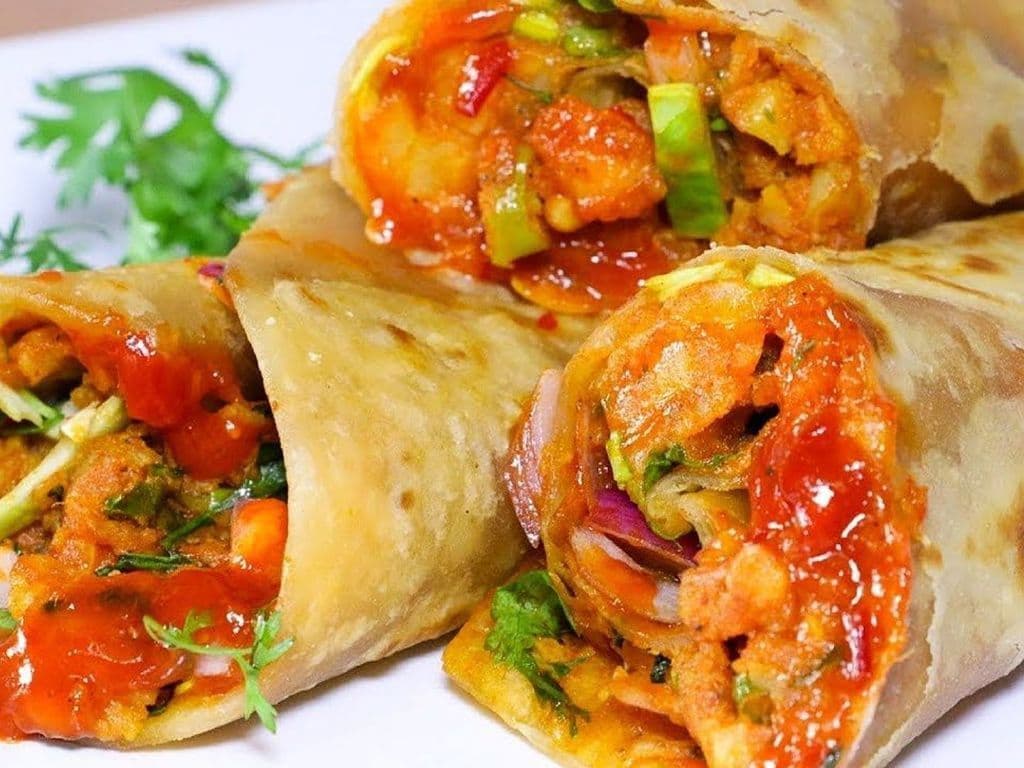 Schezwan Kathi Roll