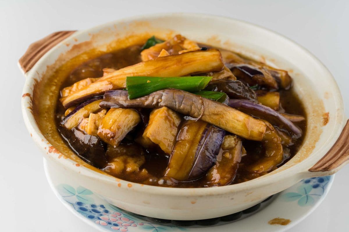 53. Sizzling Eggplant and Tofu Pot
