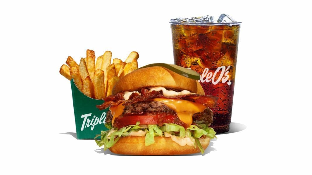 Bacon Cheddar Burger Combo