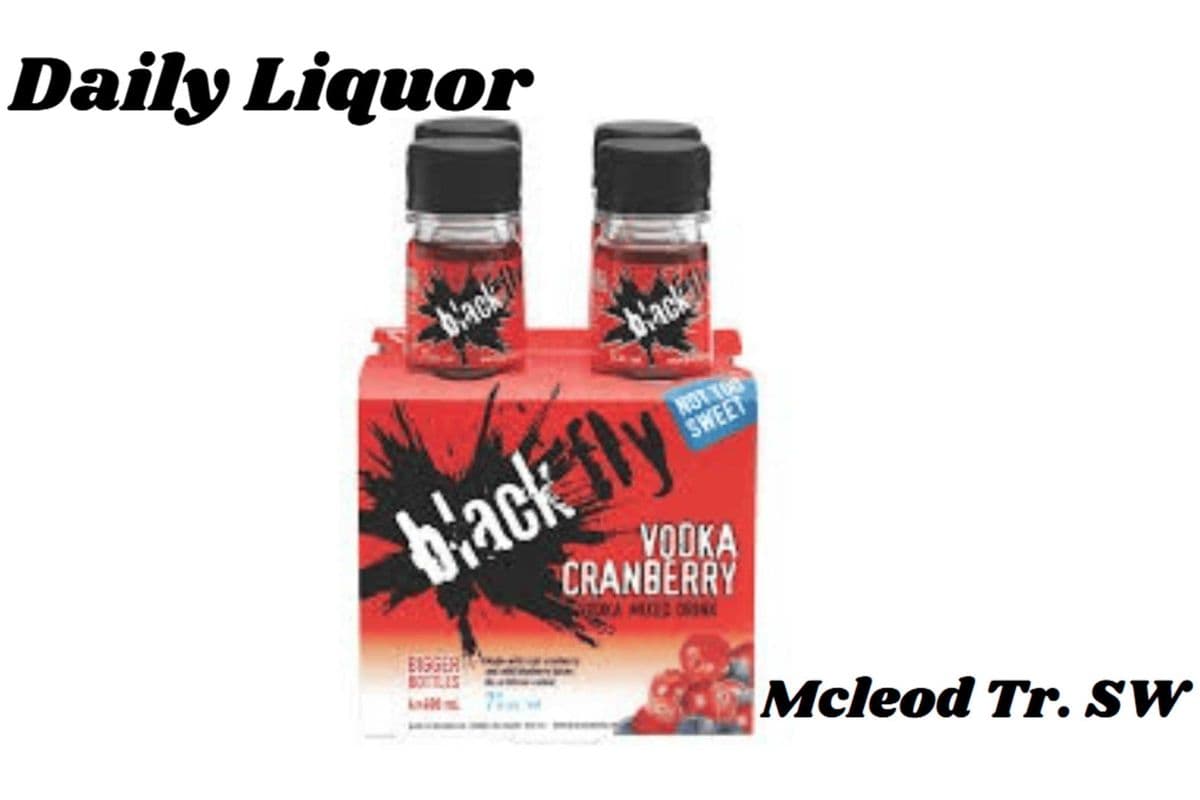 BLACK FLY VODKA CRANBERRY 4 BOTTLES (1 x 4x400ML)