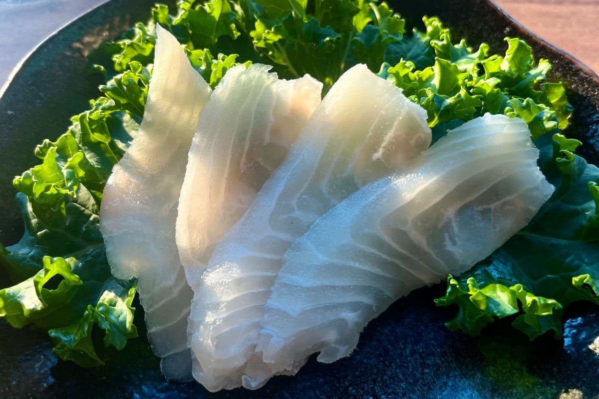 72B. Red Snapper Sashimi (3 pcs)