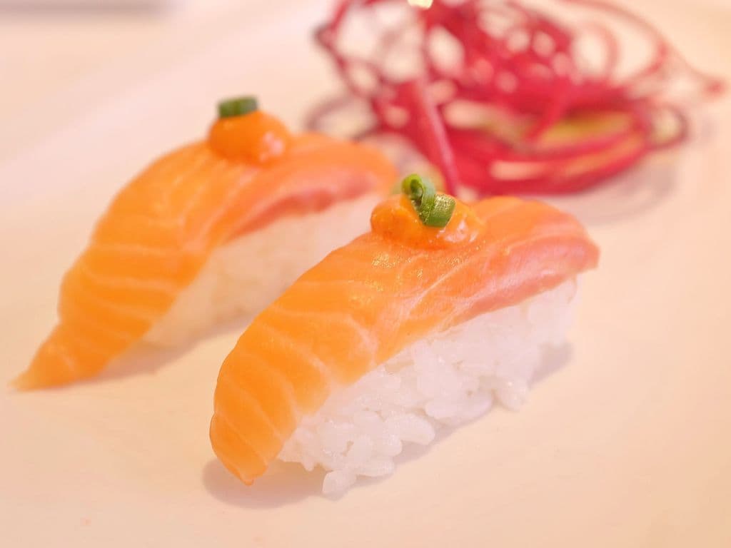 Spicy Salmon Sushi