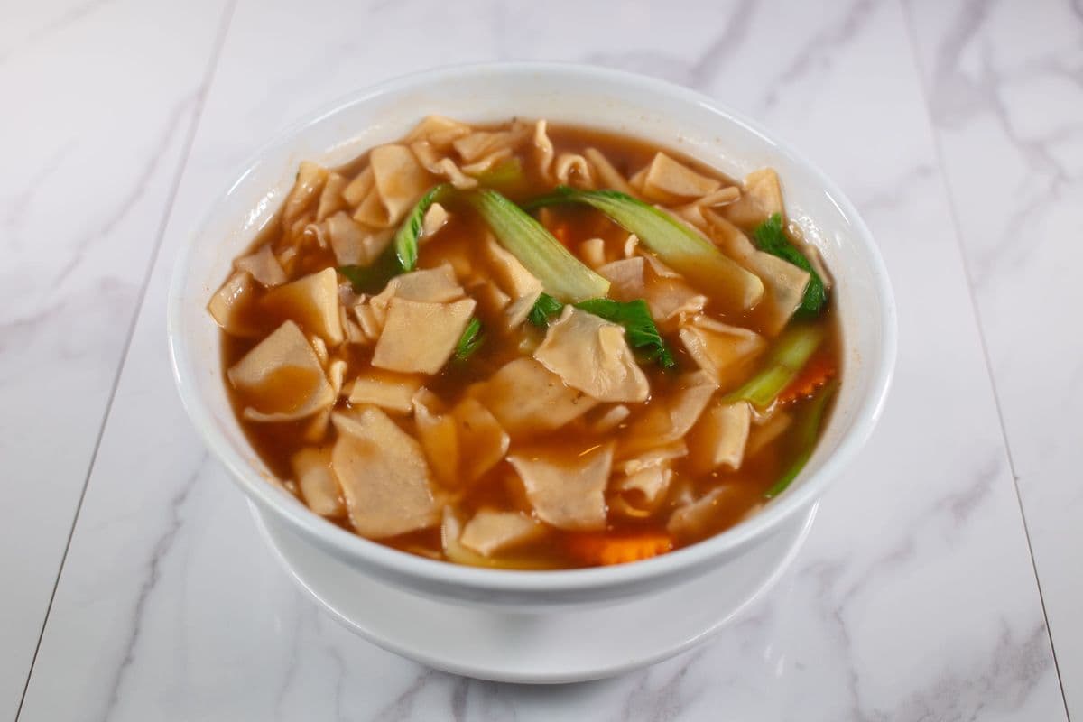 16. Then-Thuk (Hand Pulled Flat Pasta Soup)