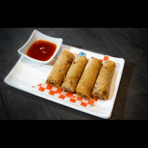 Deep Fried Vegetable Spring Rolls 4pcs / 黃金素春捲4pcs