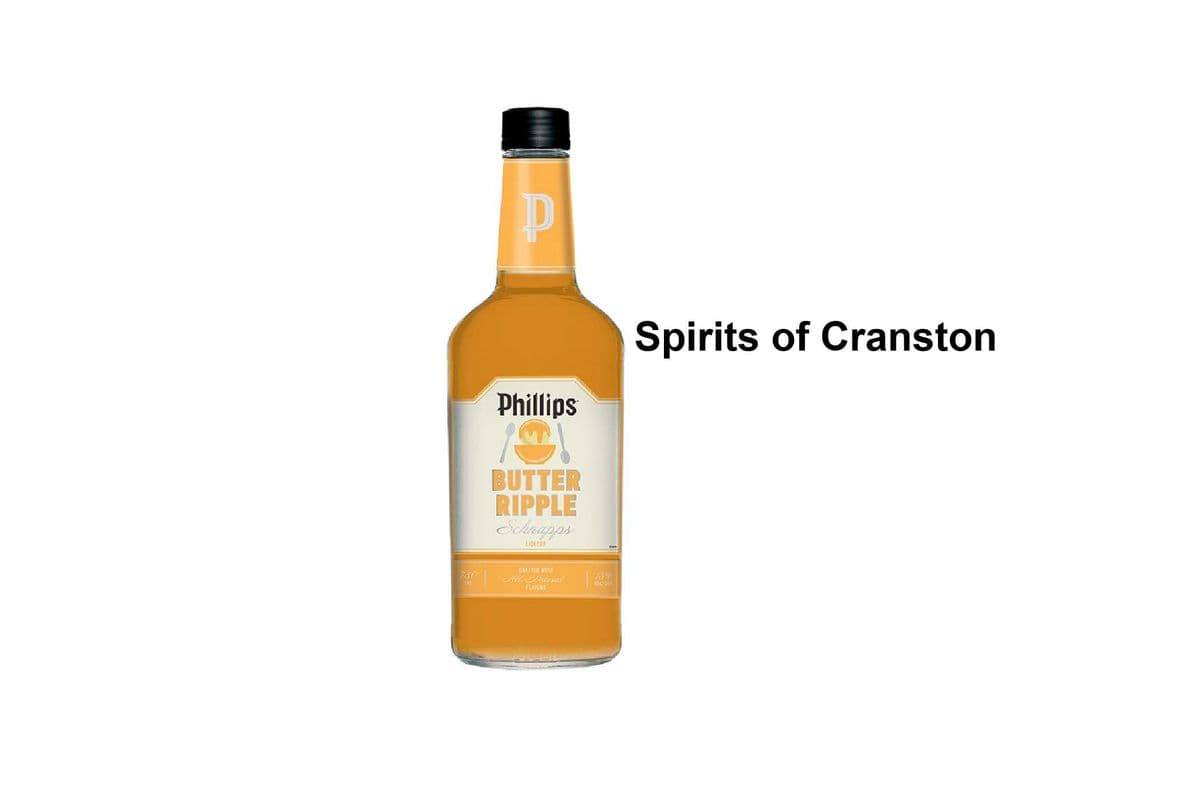 PHILLIPS BUTTER RIPPLE SCHNAPPS 750ML (1 x 750ML)