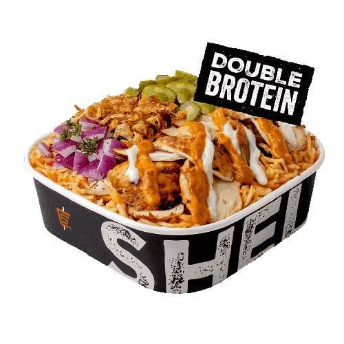 DOUBLE BROTEIN Crisby Butter Chicken Bowl