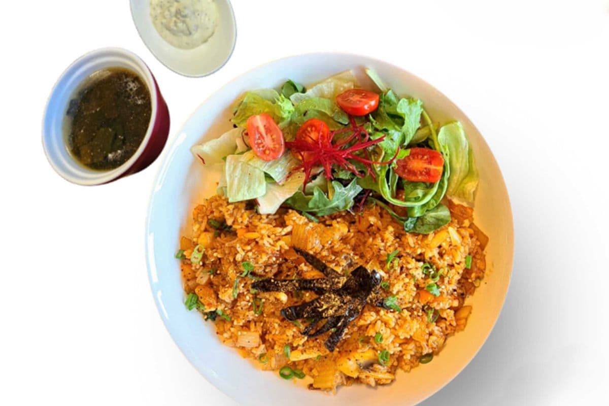 Kimchi Seafood Stir Fried Rice